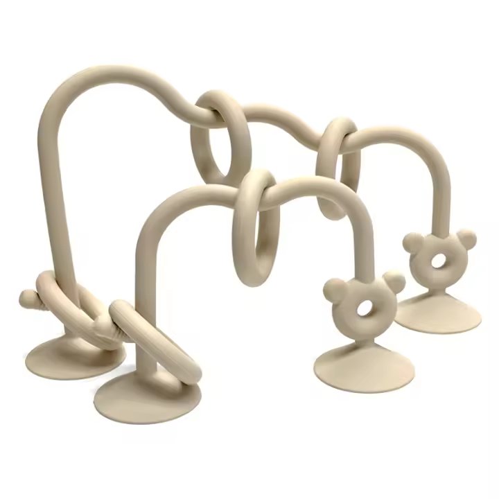 Juguete Educativo Para Bebés De Silicona Con Bolas Giratorias Y Sucos Juguetes Visuales Para Masticar Y Explorar El Mundo - 1