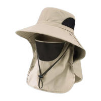 Sombrero De Pesca Al Sol Para Mujer Con Cubierta De Cuello Amplia Y Transpirable Protección UV Para Verano Viaje Playa - details 6