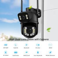 Cámara De Seguridad IP Inalámbrica Exterior 4K 8MP HD Con Lente Doble Wifi PTZ Cámara De Vigilancia Automática iCsee Para Calle - details 0