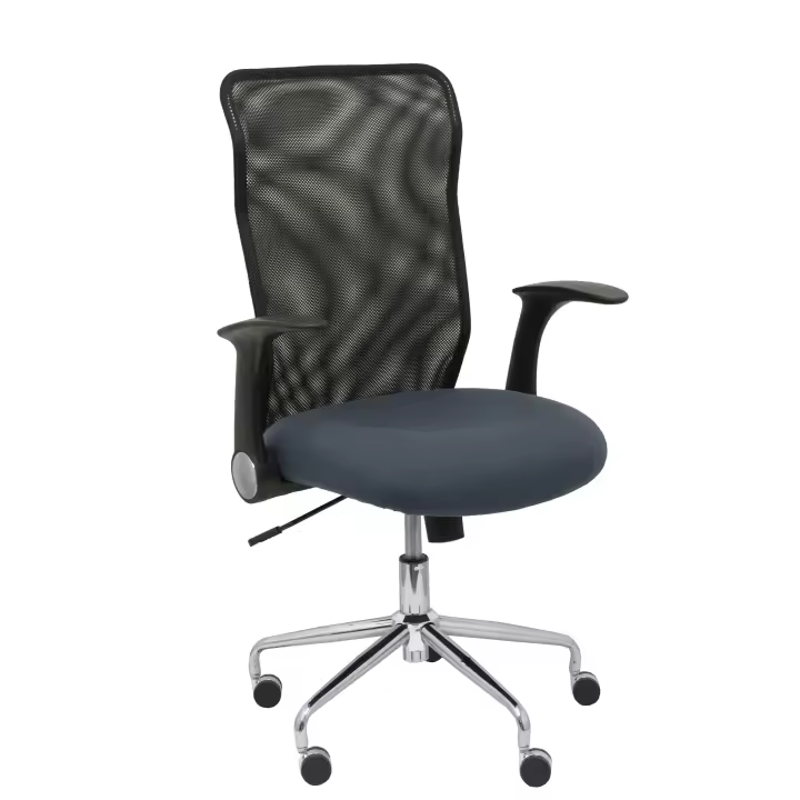 Piqueras Y Crespo Silla Minaya Ergonómica con Respaldo de Malla y Brazos Retráctiles - 1