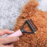 Cepillo De Aseo Para Mascotas Herramienta De Pelaje De Perro Y Gato Eliminación De Pelos Para Cachorros Y Perros Adultos - details 2