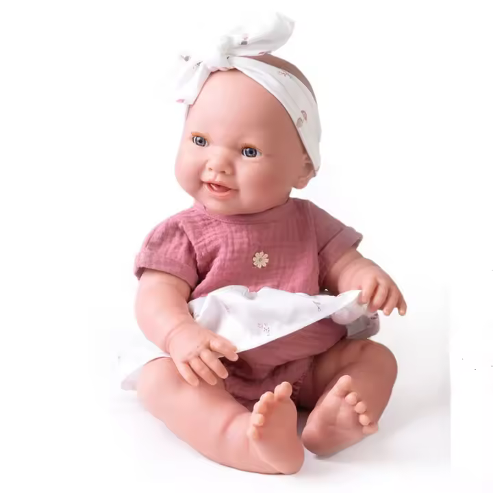 Muñeca Mía de 42 cm hace pipí, cambiador y vestidos Antonio Juan 50265 - 1