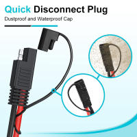 Conector De Harness De 2 Pines SAE Gadpow 10AWG Con Fusible De 15A Para Cable De Cargador De Batería De Coche Terminal O-ring - details 1