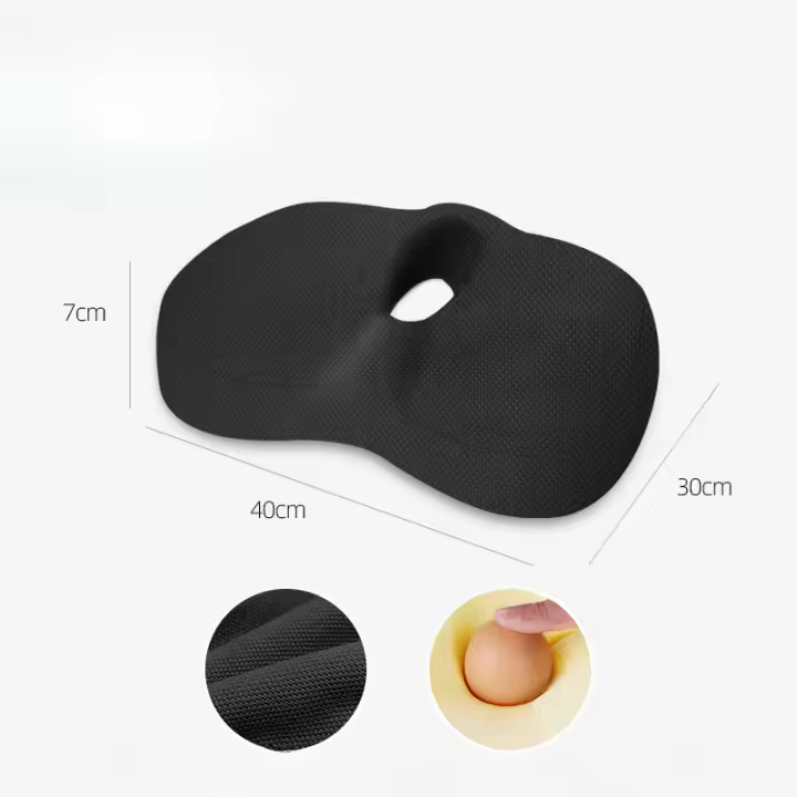 Cojín De Memoria Para Silla De Oficina Cojín Respirable Para Mujeres Cojín Para Glúteos Hermosos Relleno De Espuma De Memoria Lavable - 1