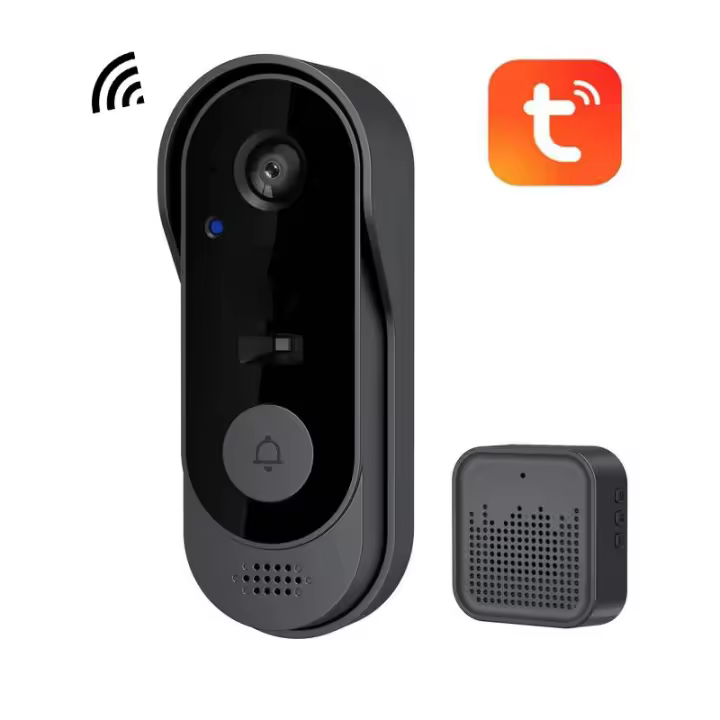 Camara De Puerta WIFI Tuya HD Video Intercom Exterior Inalámbrica Impermeable Campana De Puerta Seguridad IR Visión Nocturna Inteligente Para El Hogar - 1