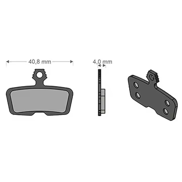 Brenta Ciclo Pastillas De Freno De Disco E-bike Tech Code R/rsc/guide R Avid/sram - 1