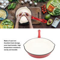 Sartén De Hierro Fundido Premium Antiadherente Para Huevos Y Carne Cocina En Inducción Y Estufa De Gaswarea Esmaltada - details 4
