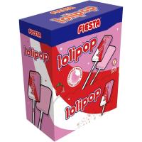Lolipop Fresa FIESTA - Caramelo Masticable Lolipop Fresa - Caja con 100 Lolipop - details 0
