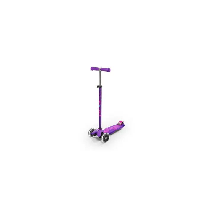 Maxi Micro Deluxe Lila | Niños 5-12 Años | Luces Led | Freno Trasero - 1