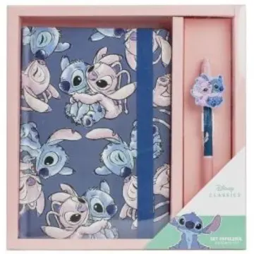 Stitch CERDÁ LIFE'S LITTLE MOMENTS - Pack Van 4 Bolígrafos Met Vlinderdas