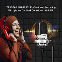 TAKSTAR SM-18 EL Micrófono Profesional De Grabación Cardioid Condenser XLR Con Soporte Antivibración Ajustable Para Voz Y Estudio - details 10