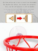 Juego De Baloncesto Pequeño Para Niños Con Bola De Goma Sólida Y Coordinación De Muñeca Juguetes Deportivos Para Ejercicio Y Juego De Tiro a La Mesa - details 4