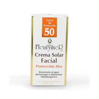 Fleurymer Crema Solar Facial F-50 Protección Solar para Piel Madura - 1