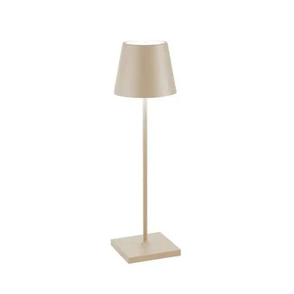 Azafrán Poldina Pro Sand-Lámpara de mesa en aluminio H38 - 1