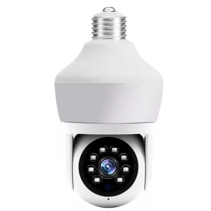2,4G Cámara Vigilancia Exterior, 360 ° PTZ Cámara WiFi, Detección Humana, Seguimiento Automático, 3MP Visión Nocturna Color, Audio Bidireccional - 1