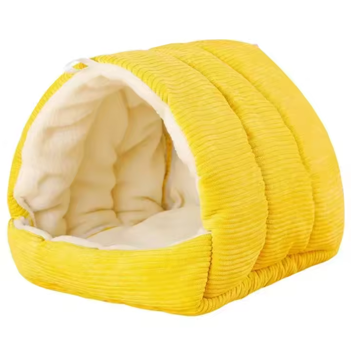 Cálido Cagüita De Pájaro Para Invierno Con Forma De Cueva Colgante Para Periquito Y Otros Pájaros Material De Algodón Plush - 1