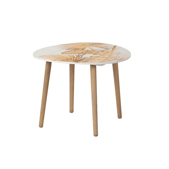 Adda Home Mesa Auxiliar Madera Talla 60x60x45 Cm Alta Calidad - 1