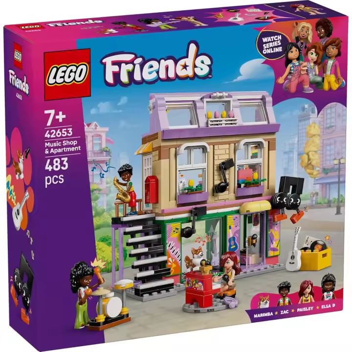 Lego Friends 42653 Tienda de Música y Apartamento Lego - 1