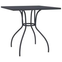 vidaXL Juego de comedor de jardín 3 pzas malla metálica gris antracita - details 4
