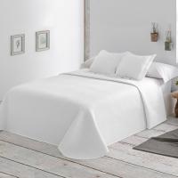 STARLEY- Colcha Bouti de verano fresca, ligera, reversible y elegante cama 90-cama 150cm,tejido 100% poliéster, relleno 100% poliéster 90 g/m2,Incluye fundas de almohada 50x70cm (Cama de 90 con 1 funda de almohada y cama de 135/150/180 con 2 fundas de alm - details 0