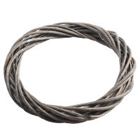 Anillo De Rattan 20/25/30CM Coronación De Valla De Paja Con Flores Artificiales Y Plantas Secas Para Decoración De Fiesta Boda Navidad - details 10