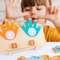 Juguetes Montessori De Madera Para Niños Juguetes Educativos De Conteo Temprano Juego De Inteligencia Para Bebés Y Niños De 3-6 Años - details 2
