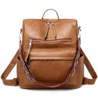 Mochila de gran capacidad para mujer, estilo retro europeo y americano, con diseño de nicho, para mujer - details 1