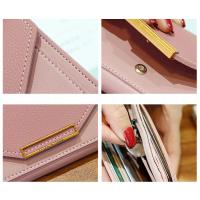 Cartera Larga De PU Para Mujer Con Cierre De Hasp 5 Colores Moda Monedero Bolso Monedero Con Bolsillo Para Teléfono Clutch - details 4
