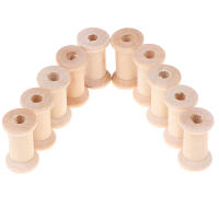 Organizador De Bobines De Madera Para Costura Y Artesanías Estilo Vintage 10 Piezas Herramientas Para Hilo Y Cinta - details 11