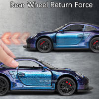 Coche De Juguete De Aleación De Zinc 1:32 GT3 RS Con Luz Y Sonido 4 Puertas Abiertas Coche Deportivo Para Niños Y Adultos Regalos - details 4