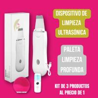 MISTIK  Kit Limpieza Nutrición Facial Ultrasónico Cepillo Sónico Silicona Pulverizador Cosméticos Humectante Recargable Piel Hidratación Tecnología Cuidado Belleza Profunda Exfoliación Regalo Mujer Mistik Beauty Madrid - details 0