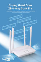 4G LTE WIFI Router 150Mbps 4 External Antennas Power Signal Booster Hotspot Smoother Wired Connection Intelligent Micro SIM Card - details 6