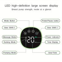 Extractor de leche eléctrico recargable portátil para mujeres, Colector de senos de silicona integrado, inalámbrico, manos libres usable - details 7