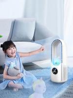 Ventilador Portátil Sin Hojas USB Sarmocare Para Refrigeración De Aire Mínimo Para Escritorio Con Ventilación Natural Sin Rotación - details 6
