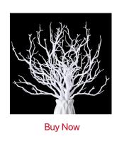 6Pcs Plantas Artificiales Rama Dorada Para Decoración De Navidad Y Bodas Arreglo Floral Para Casa Y Scrapbook Material Plástico - details 9