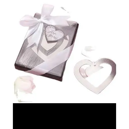 Lote 20 Marcapáginas Corazon Puntos Libro Corazones - Detalles Bodas Baratos San Valentín recuerdos - 1
