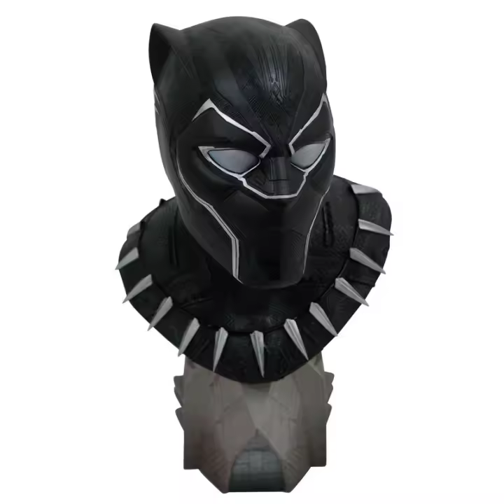 Busto Black Panther Marvel 25cmFigura  Coleccionable - Idea de Regalo- Mercancia Oficial - Juguetes para Niños y Adultos - Movies Fans - Muñeco para Coleccionistas y Exposición - 1