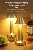 Lámpara De Mesa LED Portátil Con Sensor Táctil Recargable Luz Nocturna Para Mesa De Comedor Hotel Nightstand Lámpara De Noche Para Dormitorio Decoración Moderna - details 5