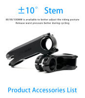 RIRO Tímbrido De Bicicleta Ultraligero De Aluminio Forjado/CNC Con Espaciador Para Manillar De Carretera 80/90/100MM - details 6