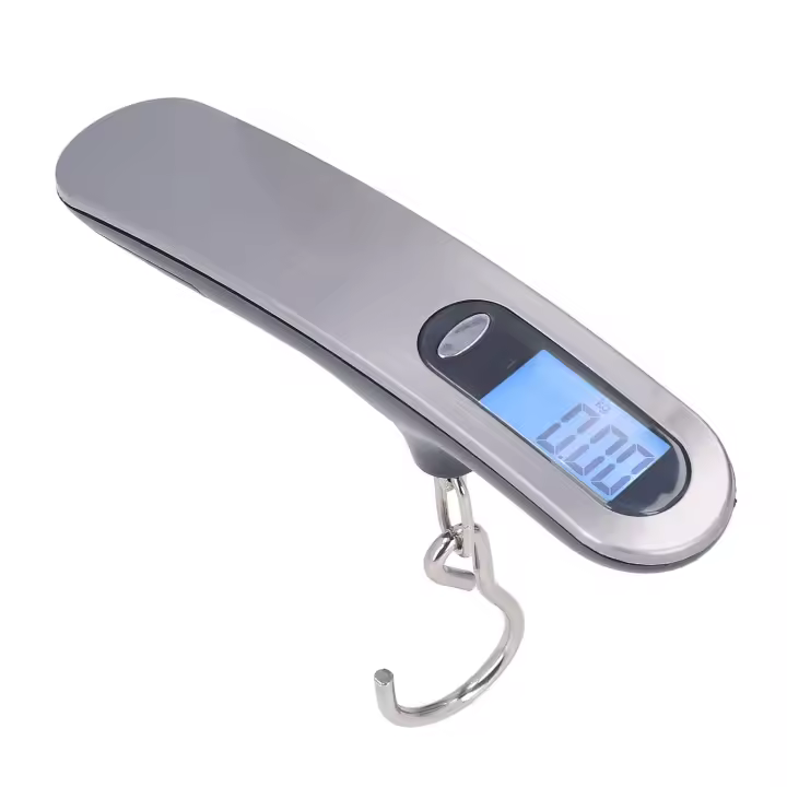 Báscula Electrónica portátil para piezas, capacidad de carga de 50 kg para carros de equipo con badería CR2032 - 1