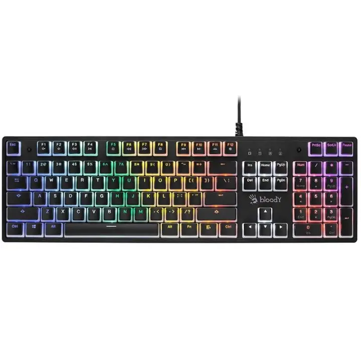 Teclado mecánico A4TECH BLOODY S510R Pudding (Blue Switch) - 1