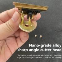 Recorte Profesional Eléctrico Para Cabello Con Cabeza De Repuesto Metálica Herramienta Para Cortaúñas Accesorio T9 - details 5