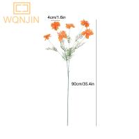 1PC Gesang Simulación De Flores De Crisantemo Decoración De Amanecer En Enredadera Para Sala De Estar Arreglo Floral De Seda - details 4