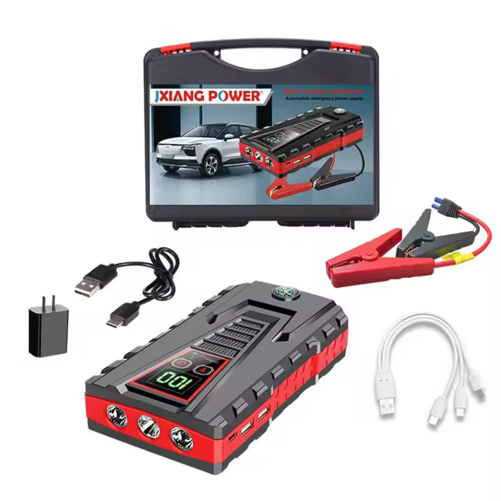 Dispositivo de disposición automático de gasolina y diesel, badería de emergencia de 99800mAh, Pico de 5000A, Cargador de Banco de Energía de 12V - 1