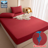 Sábana Impermeable De Tela Doble California King Size Para Cama Doble Cubierta De Matrícula De Sábana De Cama Reina Y Rey - details 9