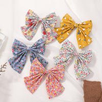 Pinza Para El Cabello De Algodón Con Flores Para Bebés Y Niñas Accesorios De Moda Para El Cabello Estilo Dulce Y Tierno - details 4