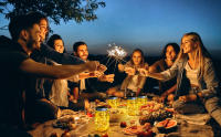 30 LED Solar Mason Jar Lights Luz De Hadas Impermeables Para Jardín Y Boda Con Manijas Sin Jarra Incluida Fuente De Luz Solar Contemporánea - details 3