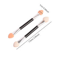 10Pcs Cepillo De Uñas Con Esponja Doble Cara Aplicador De Polvo De Uñas Pigmento De Espejo Stick De Sombra De Ojos Material De Esponja Tamaño 7.5*1cm - details 5