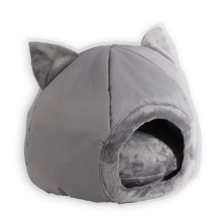 Cama para gatos GoGift kennel 40 x 40 x 34 cm gris - 1