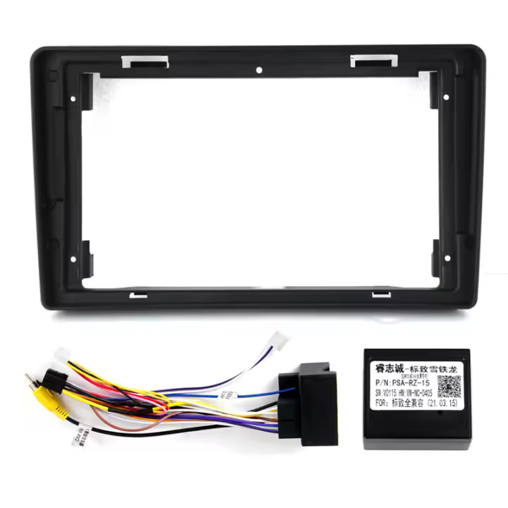 Adaptador De Marco Para DVD Head Unit Player De 9 Pulgadas Para Citroen Berlingo 2 B9 2008-2019 Canbus Box Decoder - 1